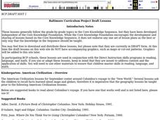American Civilization Lesson Plan American Civilization Lesson Plan