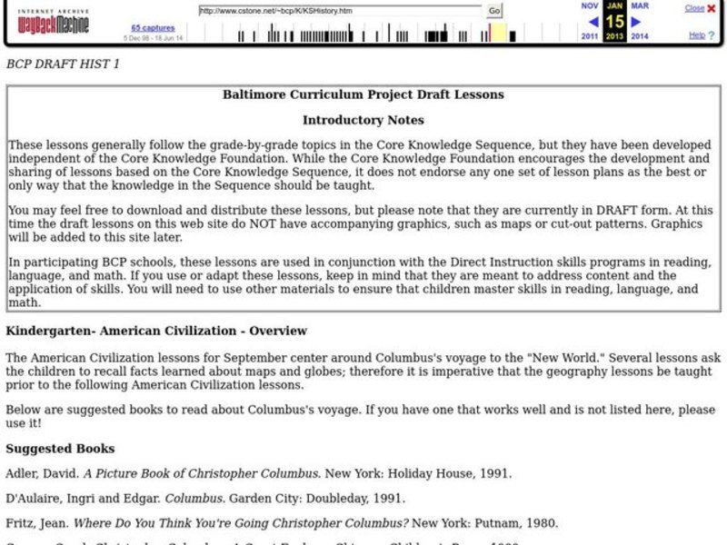American Civilization Lesson Plan American Civilization Lesson Plan