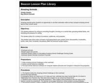 Amazing Animals Lesson Plan Amazing Animals Lesson Plan