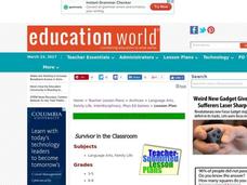 Survivor In The Classroom Lesson Plan Survivor In The Classroom Lesson Plan