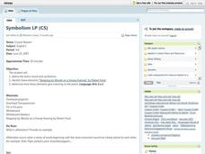 Symbolism Lesson Plan Lesson Plan Symbolism Lesson Plan Lesson Plan