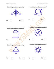 Symmetry Worksheet Symmetry Worksheet