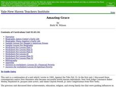 Amazing Grace Lesson Plan Amazing Grace Lesson Plan