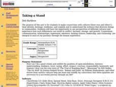 Taking a Stand Lesson Plan Taking a Stand Lesson Plan