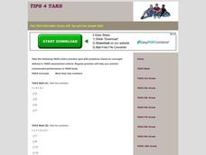 TAKS Math Quiz-Add More Than 2 Numbers Interactive TAKS Math Quiz-Add More Than 2 Numbers Interactive