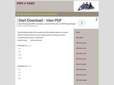 TAKS Math Quiz-Horizontal Addition Interactive TAKS Math Quiz-Horizontal Addition Interactive