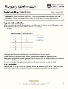 Tally Charts Worksheet Tally Charts Worksheet