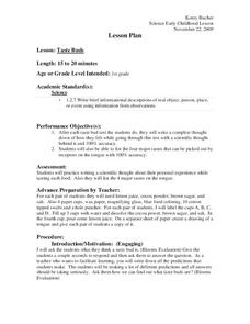 Taste Buds Lesson Plan Taste Buds Lesson Plan