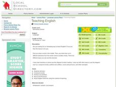Teaching English Lesson Plan Teaching English Lesson Plan
