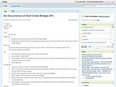 An Occurrence at Owl Creek Bridge Lesson Plan An Occurrence at Owl Creek Bridge Lesson Plan