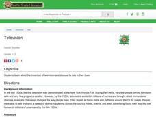 Television Lesson Plan Television Lesson Plan