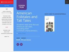 American Folktales and Tall Tales Lesson Plan American Folktales and Tall Tales Lesson Plan
