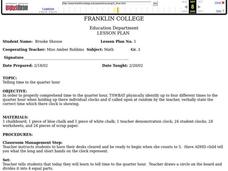 Telling Time Lesson Plan Telling Time Lesson Plan