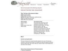 American Indians Lesson Plan American Indians Lesson Plan