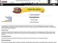 Tessellations Lesson Plan Tessellations Lesson Plan