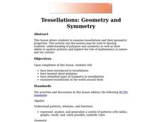 Tessellations: Geometry and Symmetry Lesson Plan Tessellations: Geometry and Symmetry Lesson Plan