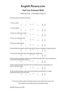 Test Your Grammar Skills Worksheet Test Your Grammar Skills Worksheet
