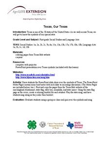 Texas, Our Texas Lesson Plan Texas, Our Texas Lesson Plan