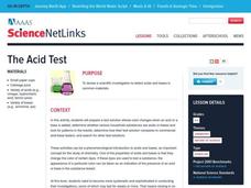 The Acid Test Lesson Plan The Acid Test Lesson Plan