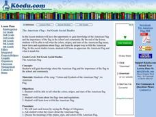 The American Flag Lesson Plan The American Flag Lesson Plan