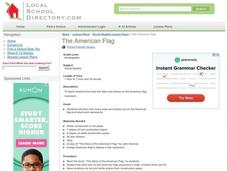 The American Flag Lesson Plan The American Flag Lesson Plan