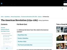 The American Revolution (1754–1781) Interactive The American Revolution (1754–1781) Interactive