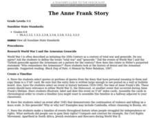 The Anne Frank Story Lesson Plan The Anne Frank Story Lesson Plan