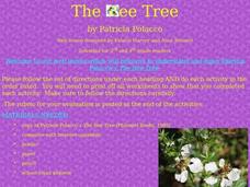 The Bee Tree Lesson Plan The Bee Tree Lesson Plan