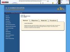 The Bending and Bouncing of Light Lesson Plan The Bending and Bouncing of Light Lesson Plan