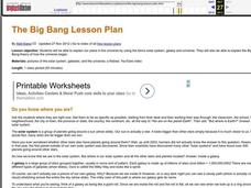 The Big Bang Lesson Plan The Big Bang Lesson Plan