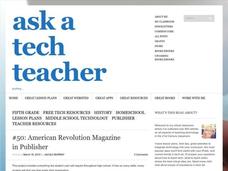 American Revolution Lesson Plan American Revolution Lesson Plan