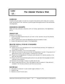 The Colonial Workers Web Lesson Plan The Colonial Workers Web Lesson Plan