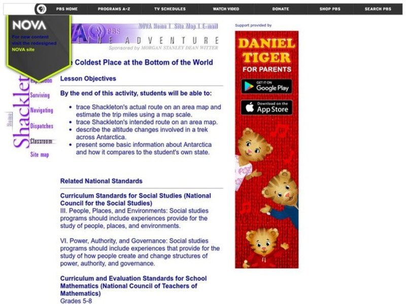 The Coldest Place at the Bottom of the World Lesson Plan The Coldest Place at the Bottom of the World Lesson Plan