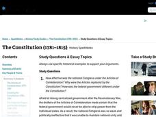 The Constitution (1781–1815) Interactive The Constitution (1781–1815) Interactive