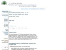 The Family: Louisiana Family Folklore Lesson Plan The Family: Louisiana Family Folklore Lesson Plan
