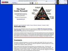 The Food Guide Pyramid Lesson Plan The Food Guide Pyramid Lesson Plan