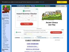 The Greek Gods Lesson Plan The Greek Gods Lesson Plan