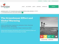 The Greenhouse Effect and Global Warming Lesson Plan The Greenhouse Effect and Global Warming Lesson Plan