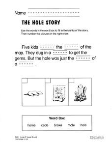 The Hole Story Worksheet The Hole Story Worksheet