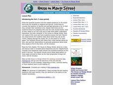 The House on Mango Street Lesson Plan The House on Mango Street Lesson Plan