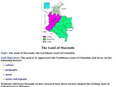 The Land of Macondo Lesson Plan The Land of Macondo Lesson Plan