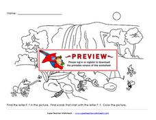 The Letter F Worksheet The Letter F Worksheet