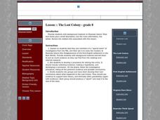 The Lost Colony Lesson Plan The Lost Colony Lesson Plan