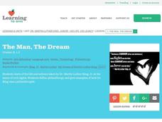 The Man, The Dream Lesson Plan The Man, The Dream Lesson Plan