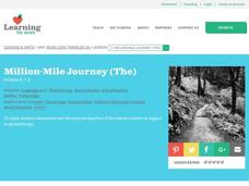 The Million Mile Journey Lesson Plan The Million Mile Journey Lesson Plan