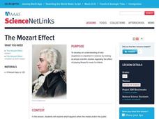 The Mozart Effect Lesson Plan The Mozart Effect Lesson Plan