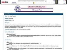 The Nine Planets Lesson Plan The Nine Planets Lesson Plan