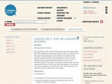 The Poetry Archive Lesson Plan The Poetry Archive Lesson Plan