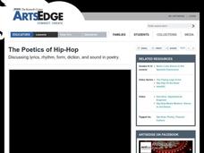 The Poetics of Hip Hop Lesson Plan The Poetics of Hip Hop Lesson Plan