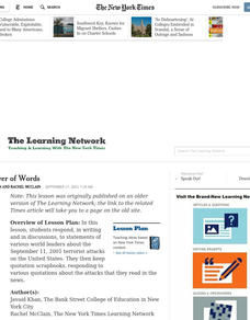 The Power Of Words Lesson Plan The Power Of Words Lesson Plan